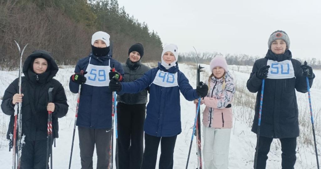 Районные соревнования по лыжным гонкам. Сдача норм ГТО..